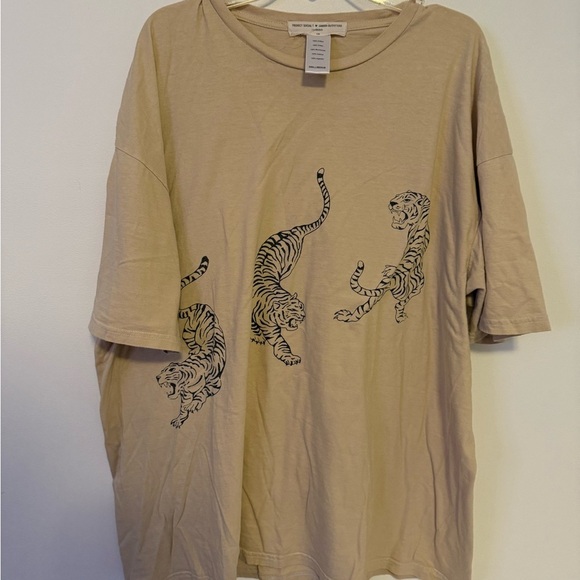 Project Social T Beige T-Shirt - Picture 1 of 4